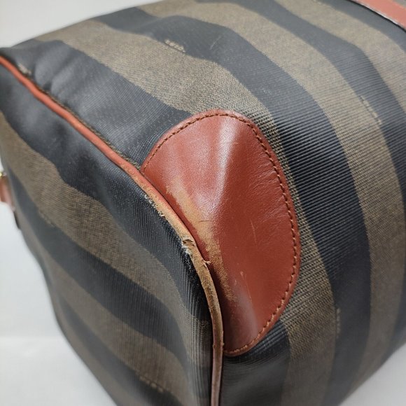 Fendi Boston Bag Brown PVC 3214670 - Picture 6 of 9